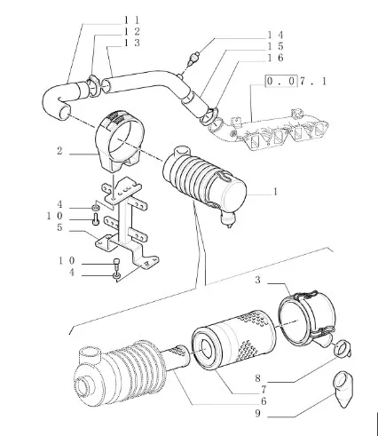 5166604 - Патрубок